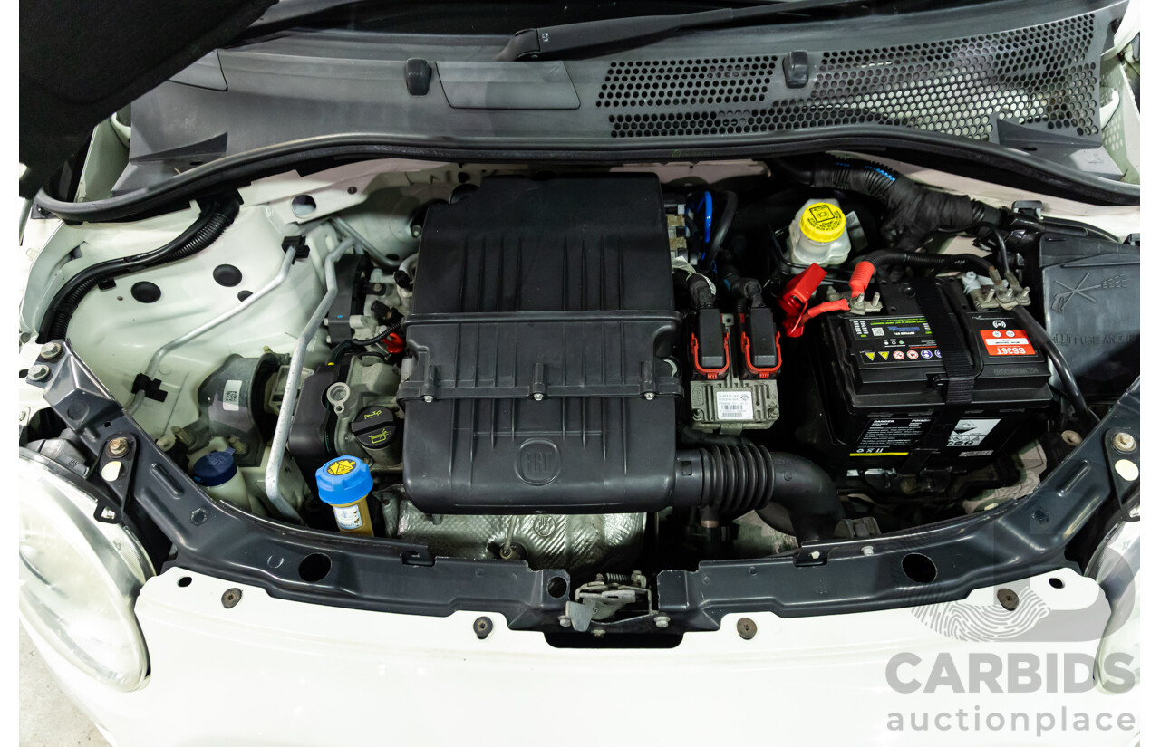 12/2013 Fiat 500 Pop MY13 3d Hatchback Bianca White 1.2L