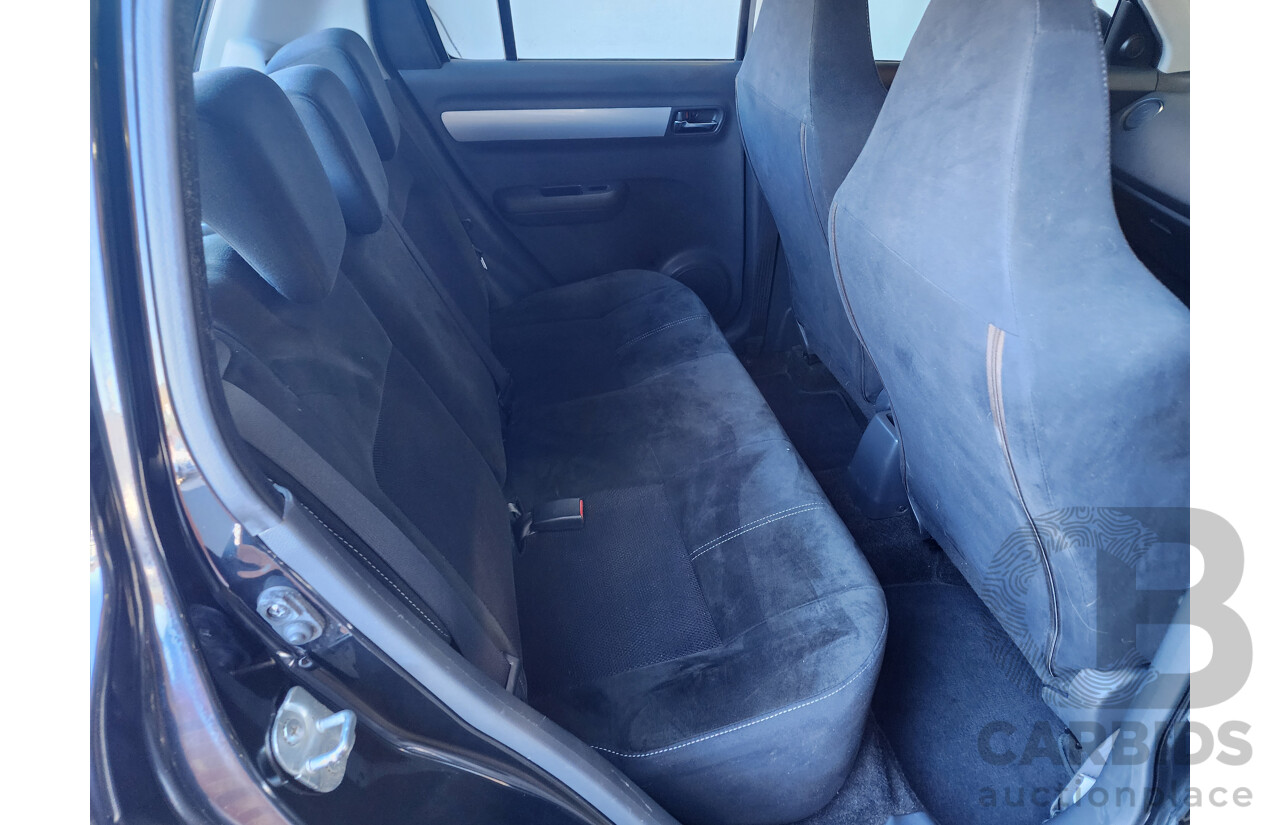 2/2010 Suzuki Swift RE.4 EZ MY07 UPDATE 5d Hatchback Black 1.5L