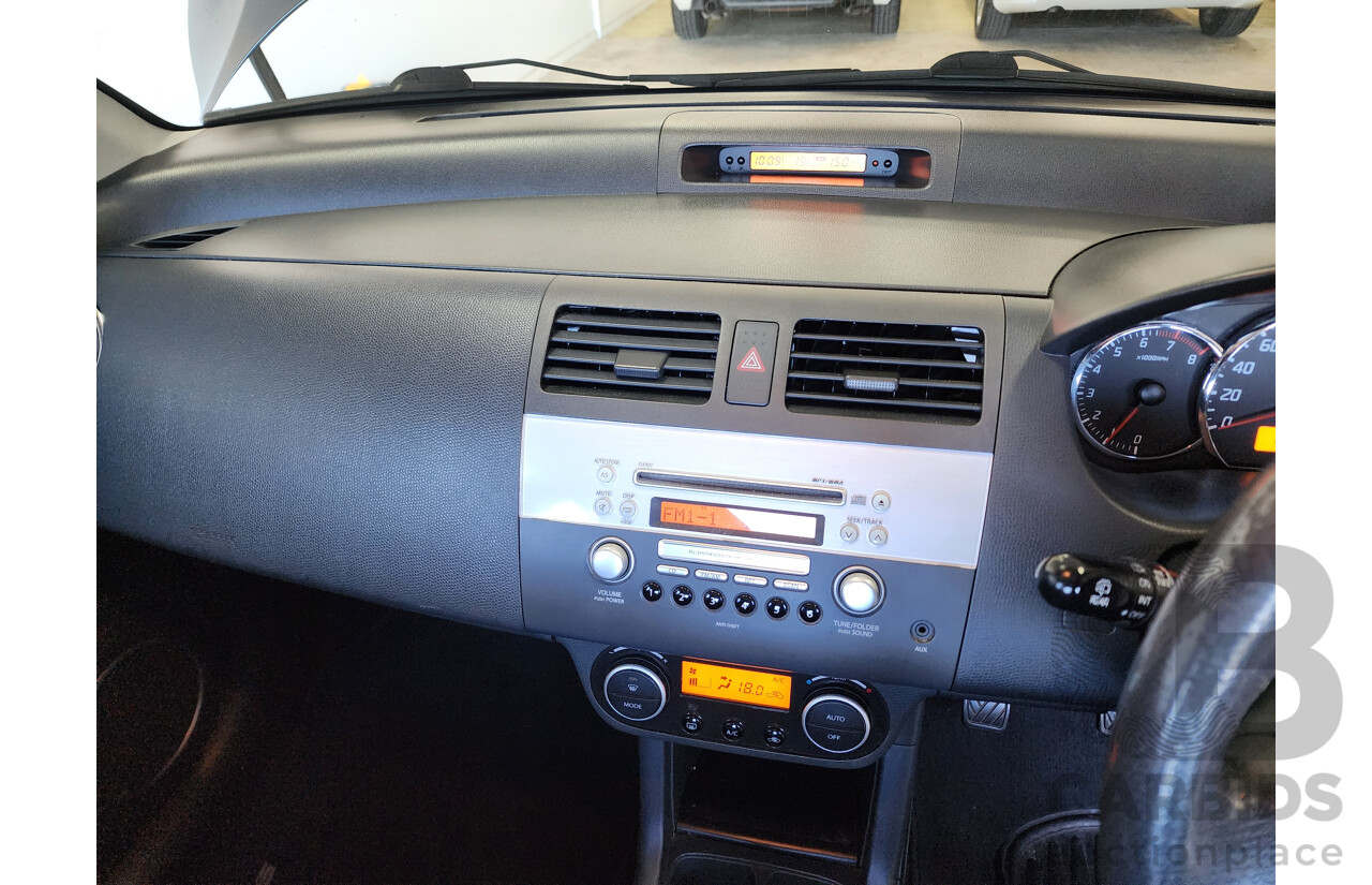 2/2010 Suzuki Swift RE.4 EZ MY07 UPDATE 5d Hatchback Black 1.5L