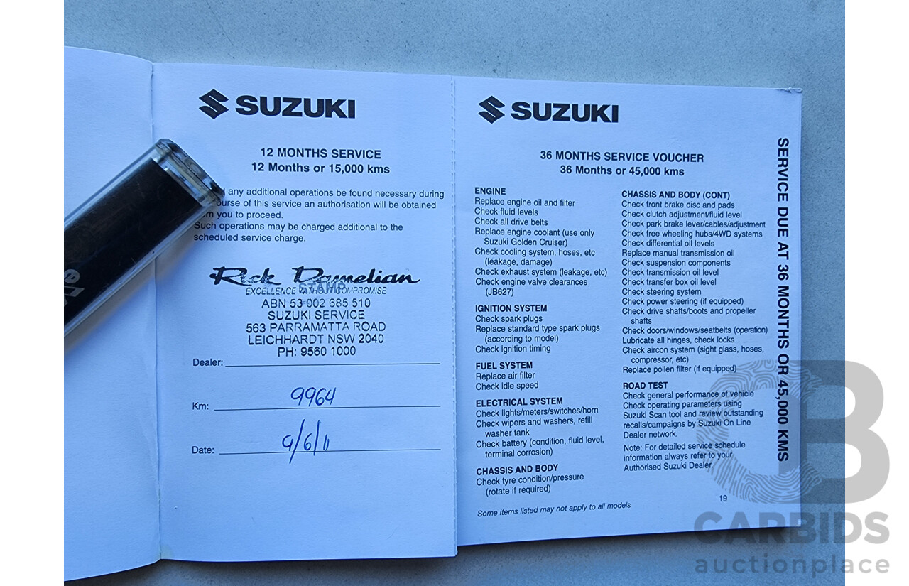 2/2010 Suzuki Swift RE.4 EZ MY07 UPDATE 5d Hatchback Black 1.5L