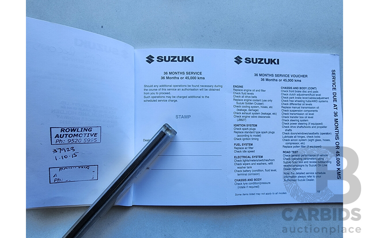 2/2010 Suzuki Swift RE.4 EZ MY07 UPDATE 5d Hatchback Black 1.5L