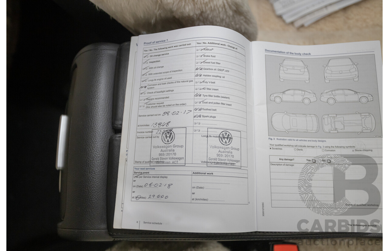 6/2016 Volkswagen Touareg V6 TDI (AWD) 7P MY16 4D Wagon Moonlight Blue Pearlescent Diesel V6 (180kW) 3.0L