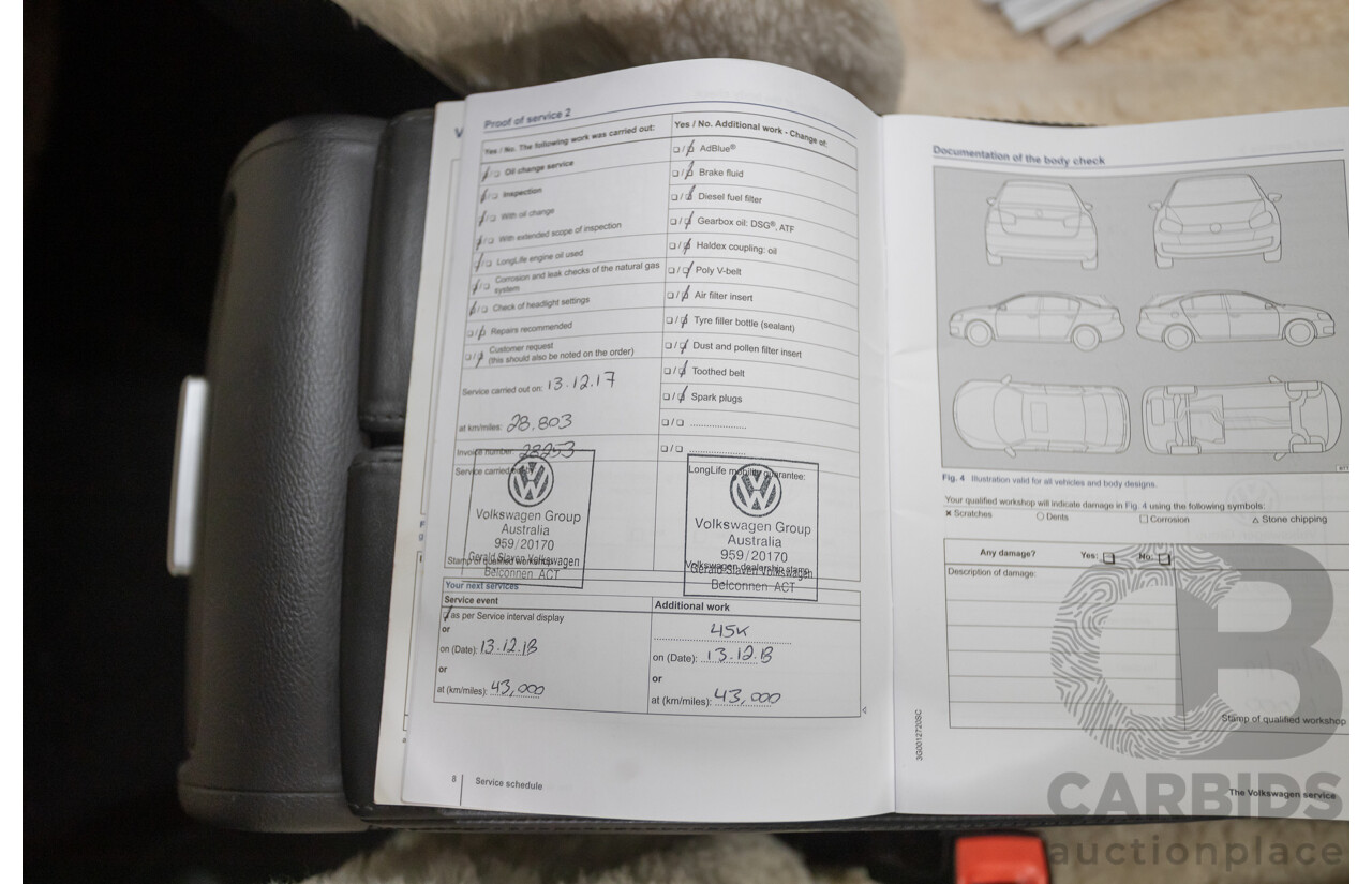 6/2016 Volkswagen Touareg V6 TDI (AWD) 7P MY16 4D Wagon Moonlight Blue Pearlescent Diesel V6 (180kW) 3.0L