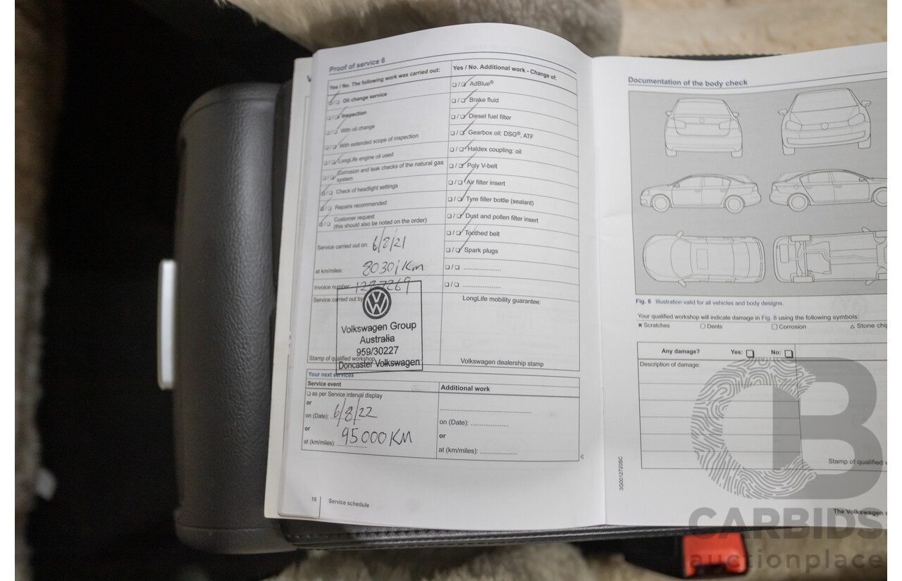 6/2016 Volkswagen Touareg V6 TDI (AWD) 7P MY16 4D Wagon Moonlight Blue Pearlescent Diesel V6 (180kW) 3.0L