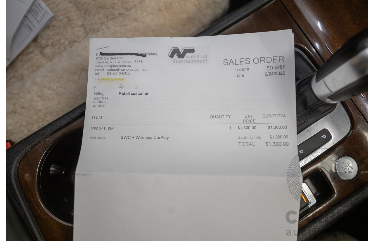 6/2016 Volkswagen Touareg V6 TDI (AWD) 7P MY16 4D Wagon Moonlight Blue Pearlescent Diesel V6 (180kW) 3.0L