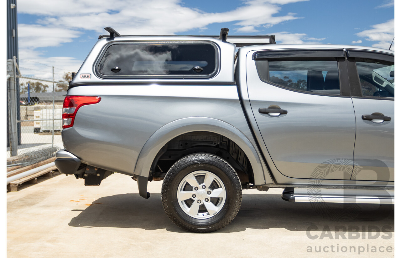 04/2018 Mitsubishi Triton GLX Plus (4x4) MQ MY18 Dual Cab Utility Grey Turbo Diesel 2.4L