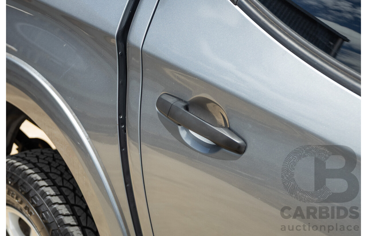 04/2018 Mitsubishi Triton GLX Plus (4x4) MQ MY18 Dual Cab Utility Grey Turbo Diesel 2.4L