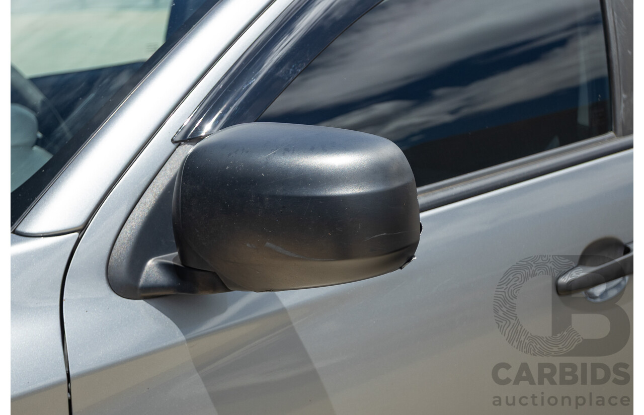 04/2018 Mitsubishi Triton GLX Plus (4x4) MQ MY18 Dual Cab Utility Grey Turbo Diesel 2.4L