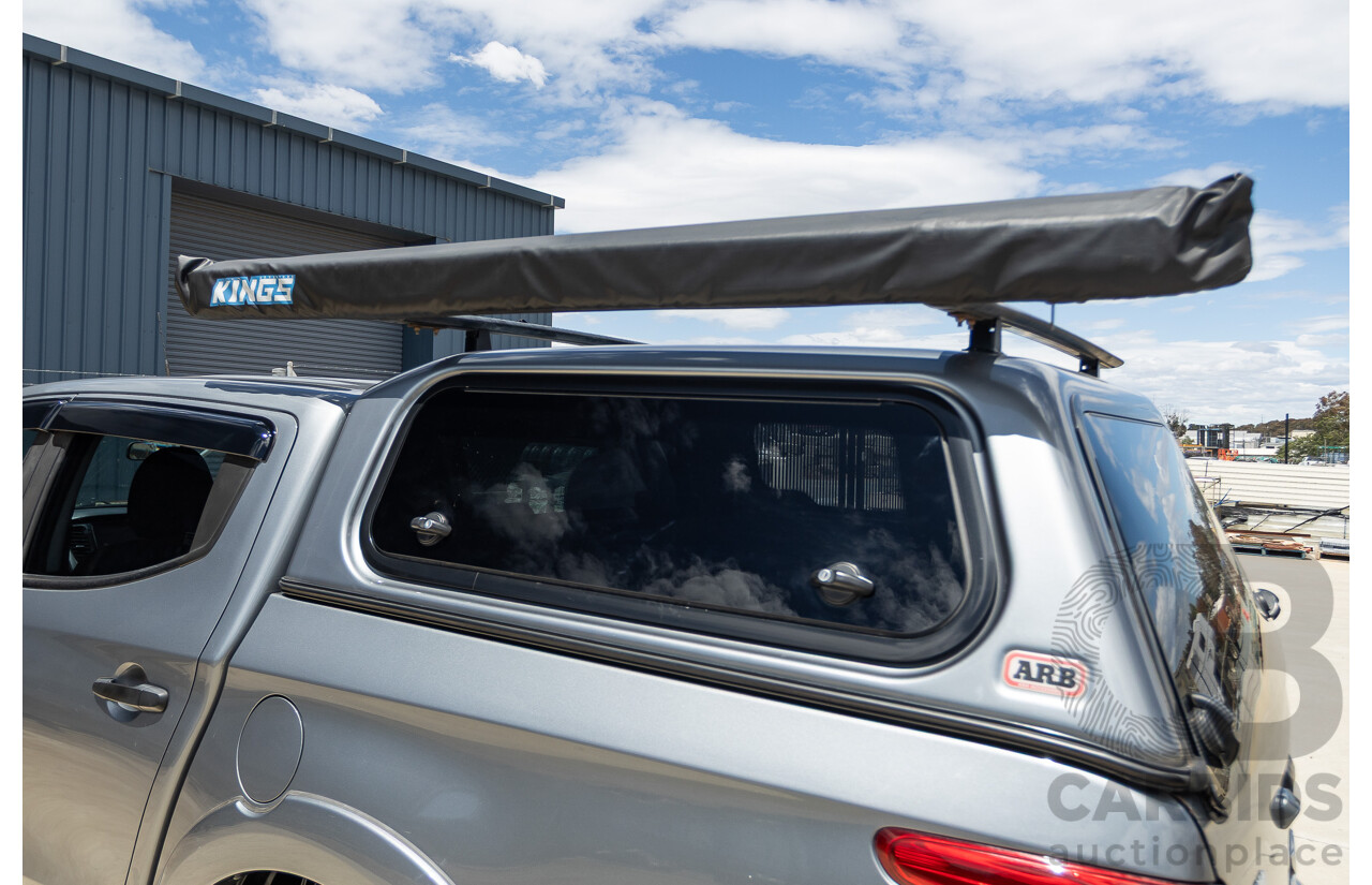 04/2018 Mitsubishi Triton GLX Plus (4x4) MQ MY18 Dual Cab Utility Grey Turbo Diesel 2.4L