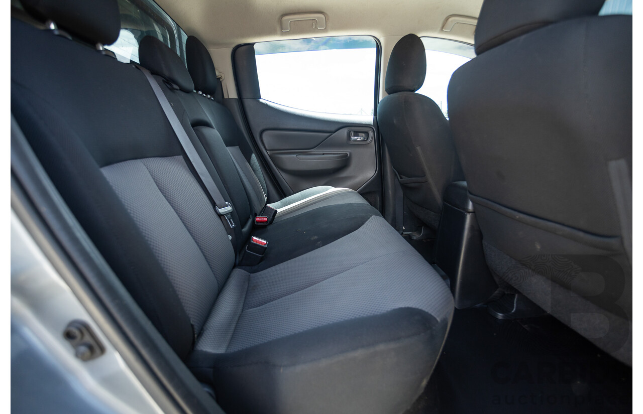 04/2018 Mitsubishi Triton GLX Plus (4x4) MQ MY18 Dual Cab Utility Grey Turbo Diesel 2.4L