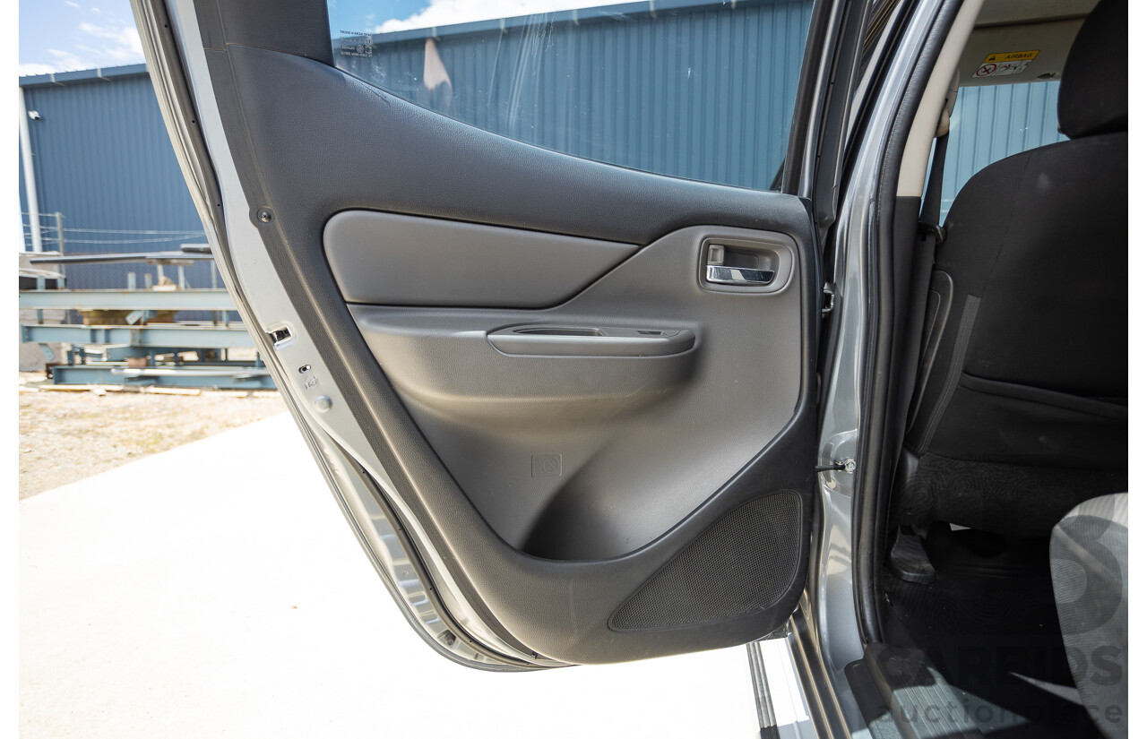 04/2018 Mitsubishi Triton GLX Plus (4x4) MQ MY18 Dual Cab Utility Grey Turbo Diesel 2.4L