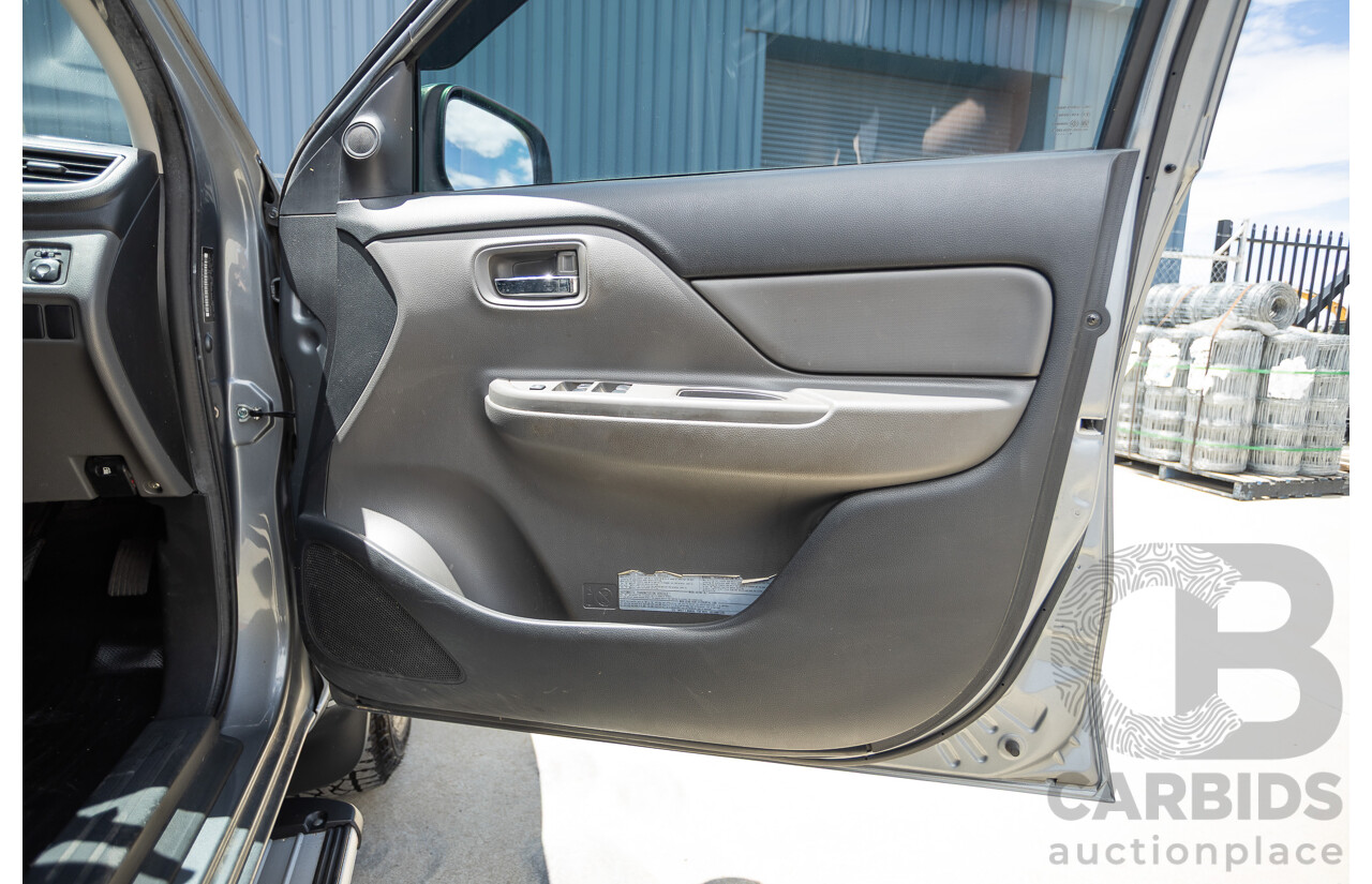 04/2018 Mitsubishi Triton GLX Plus (4x4) MQ MY18 Dual Cab Utility Grey Turbo Diesel 2.4L