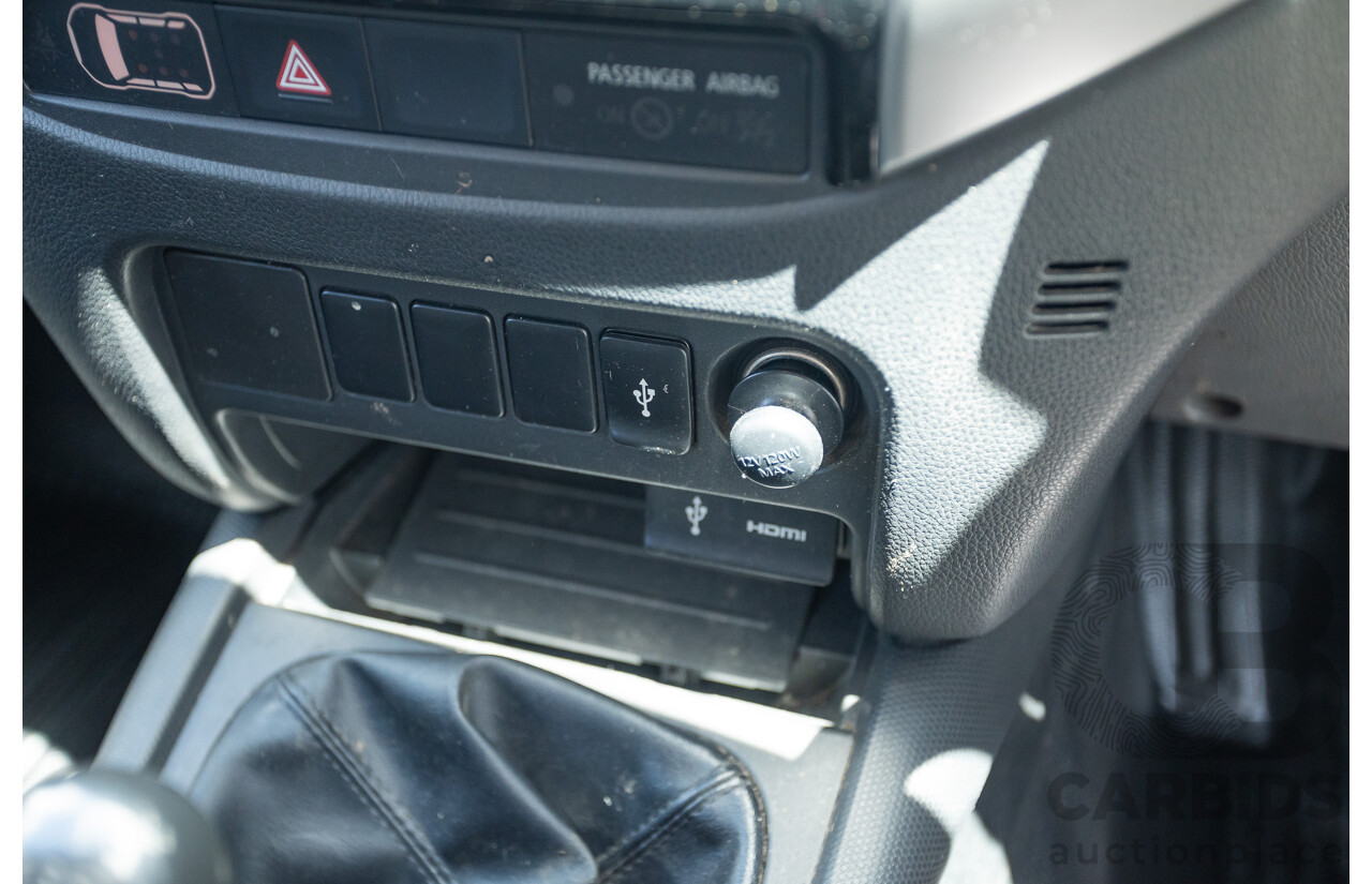 04/2018 Mitsubishi Triton GLX Plus (4x4) MQ MY18 Dual Cab Utility Grey Turbo Diesel 2.4L