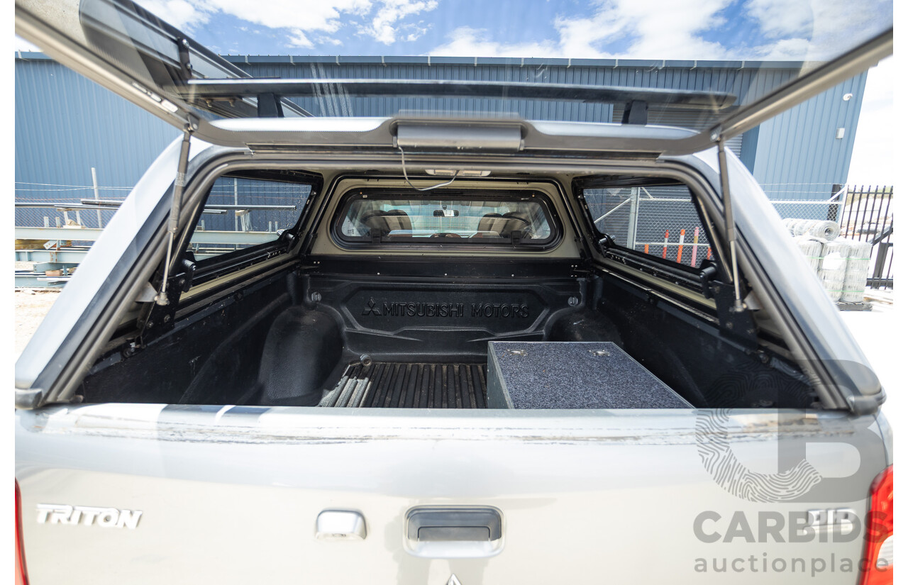 04/2018 Mitsubishi Triton GLX Plus (4x4) MQ MY18 Dual Cab Utility Grey Turbo Diesel 2.4L