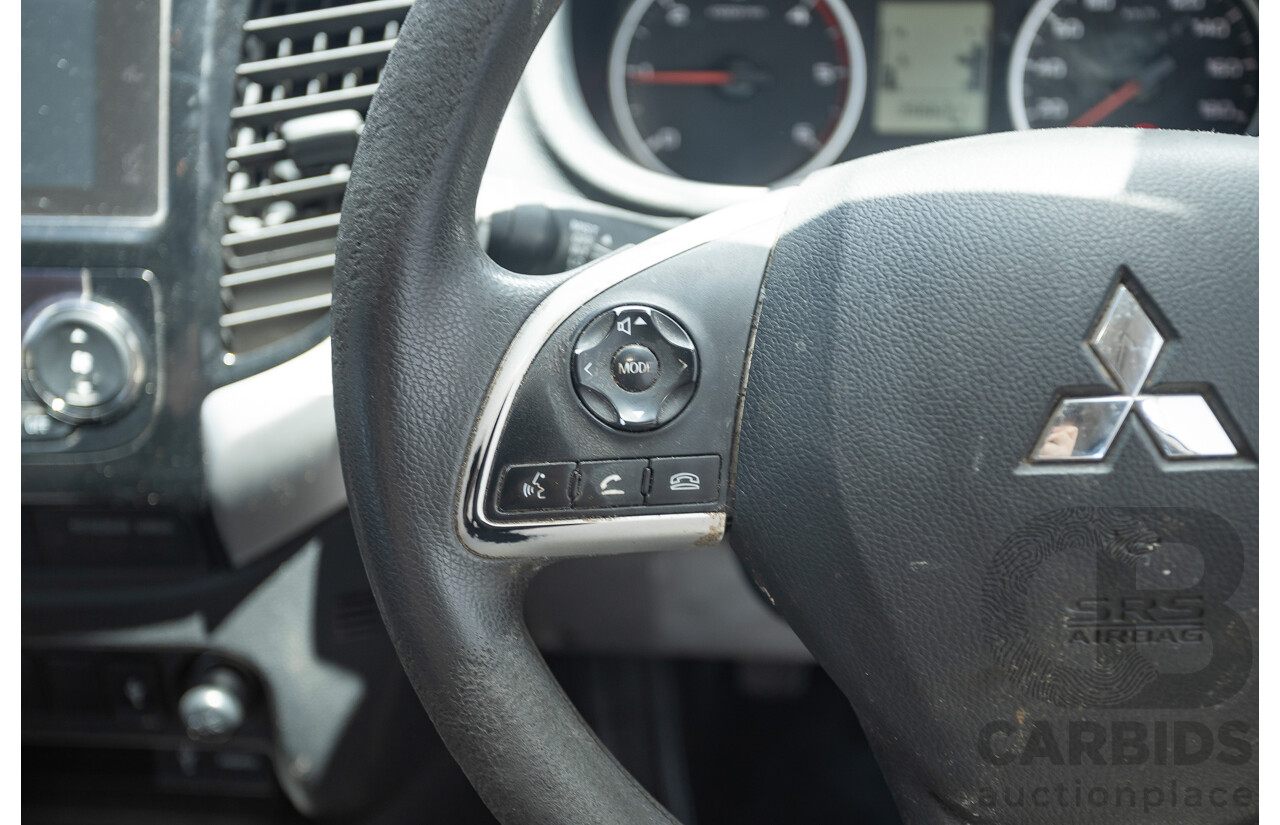 04/2018 Mitsubishi Triton GLX Plus (4x4) MQ MY18 Dual Cab Utility Grey Turbo Diesel 2.4L