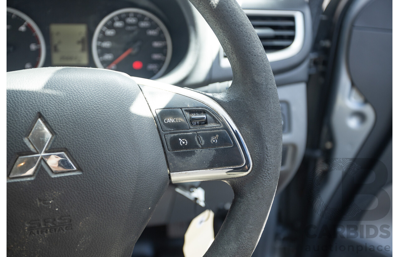 04/2018 Mitsubishi Triton GLX Plus (4x4) MQ MY18 Dual Cab Utility Grey Turbo Diesel 2.4L