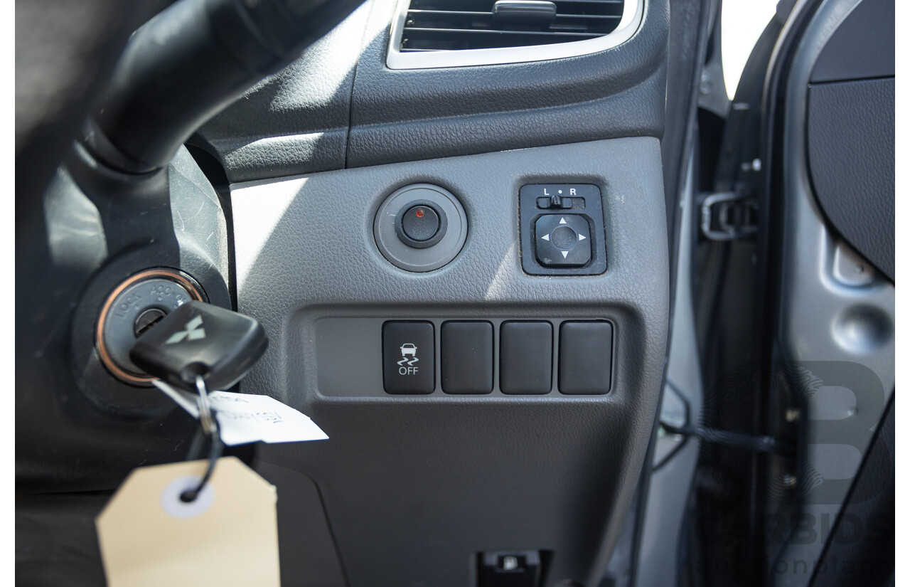 04/2018 Mitsubishi Triton GLX Plus (4x4) MQ MY18 Dual Cab Utility Grey Turbo Diesel 2.4L