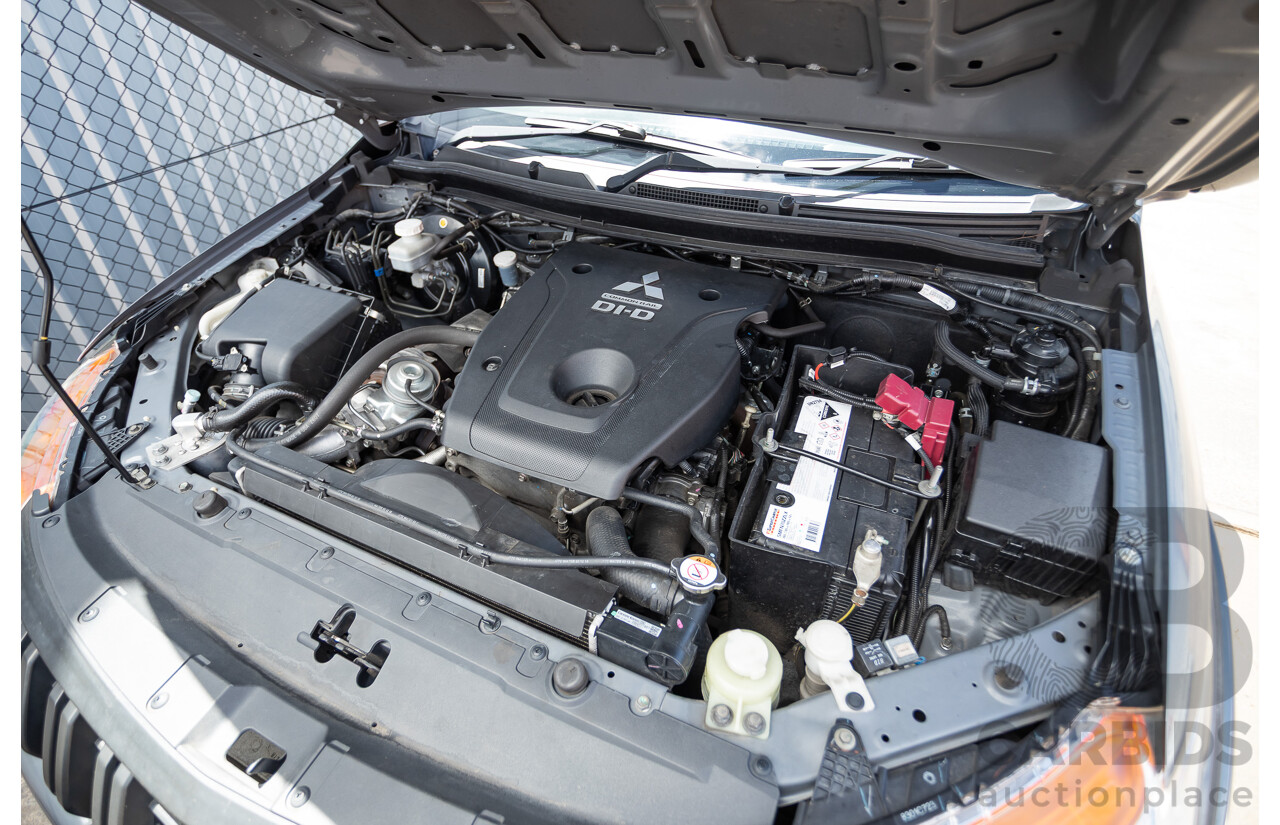 04/2018 Mitsubishi Triton GLX Plus (4x4) MQ MY18 Dual Cab Utility Grey Turbo Diesel 2.4L