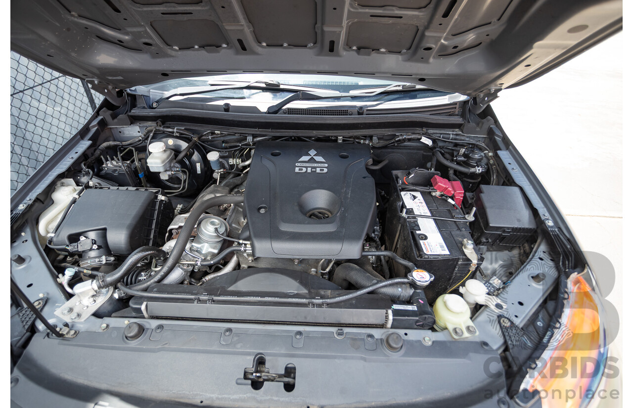 04/2018 Mitsubishi Triton GLX Plus (4x4) MQ MY18 Dual Cab Utility Grey Turbo Diesel 2.4L