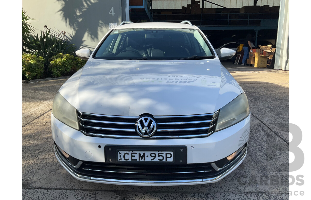 7/2011 Volkswagen Passat 125 TDI Highline 3C MY10 UPGRADE 4d Wagon Candy White Turbo Diesel 2.0L