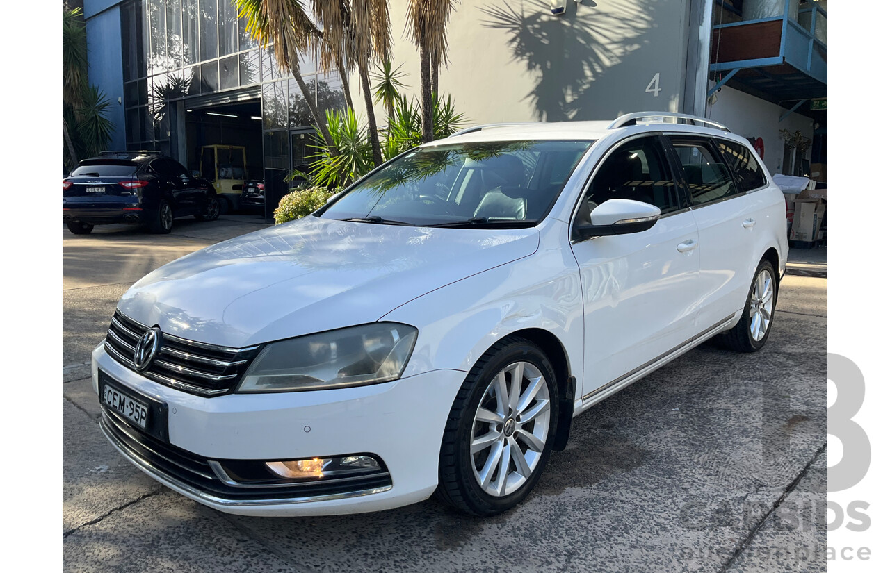 7/2011 Volkswagen Passat 125 TDI Highline 3C MY10 UPGRADE 4d Wagon Candy White Turbo Diesel 2.0L