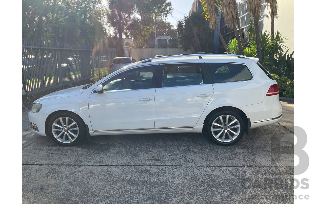 7/2011 Volkswagen Passat 125 TDI Highline 3C MY10 UPGRADE 4d Wagon Candy White Turbo Diesel 2.0L