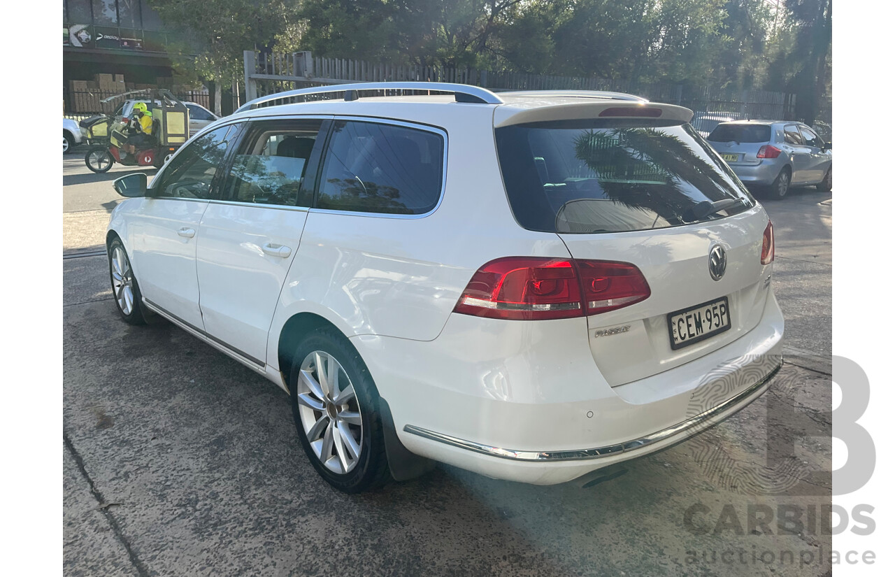 7/2011 Volkswagen Passat 125 TDI Highline 3C MY10 UPGRADE 4d Wagon Candy White Turbo Diesel 2.0L