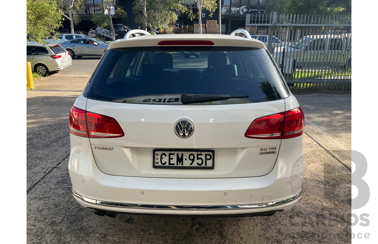 7/2011 Volkswagen Passat 125 TDI Highline 3C MY10 UPGRADE 4d Wagon Candy White Turbo Diesel 2.0L