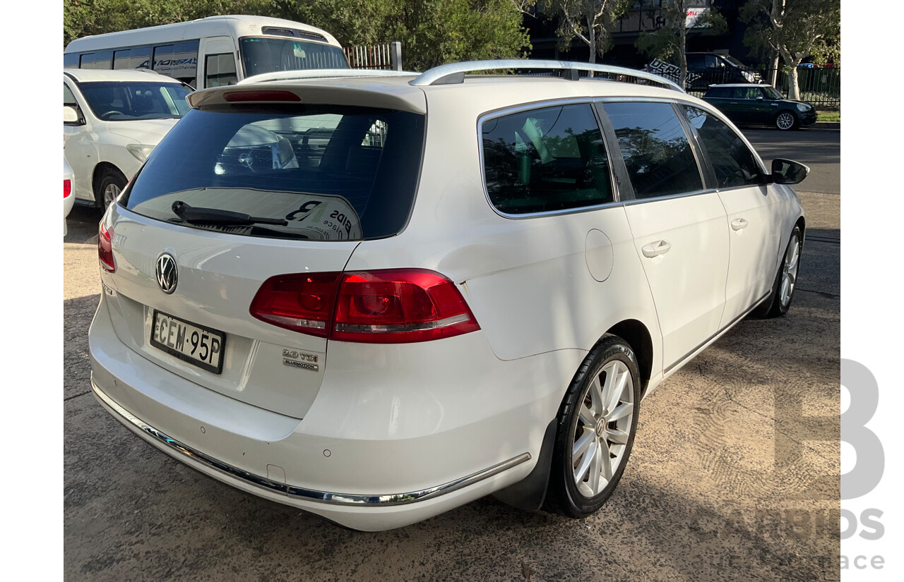 7/2011 Volkswagen Passat 125 TDI Highline 3C MY10 UPGRADE 4d Wagon Candy White Turbo Diesel 2.0L