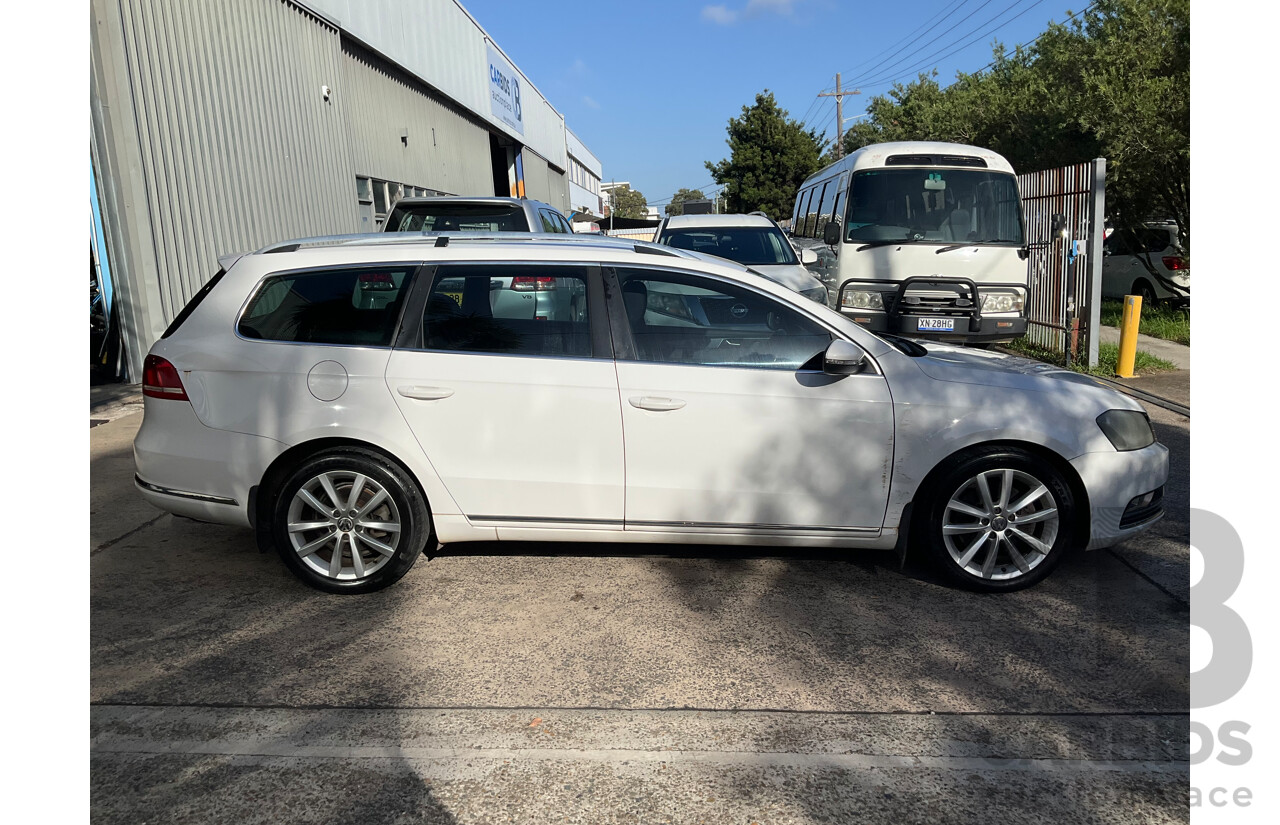 7/2011 Volkswagen Passat 125 TDI Highline 3C MY10 UPGRADE 4d Wagon Candy White Turbo Diesel 2.0L