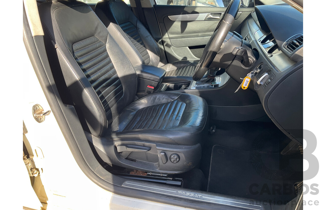 7/2011 Volkswagen Passat 125 TDI Highline 3C MY10 UPGRADE 4d Wagon Candy White Turbo Diesel 2.0L