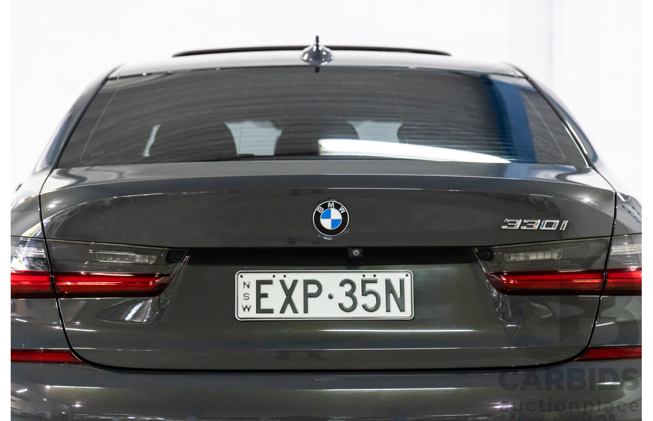 11/2019 BMW 330i M Sport (RWD) G20 MY19 4d Sedan Dravit Grey Metallic Turbo 2.0L