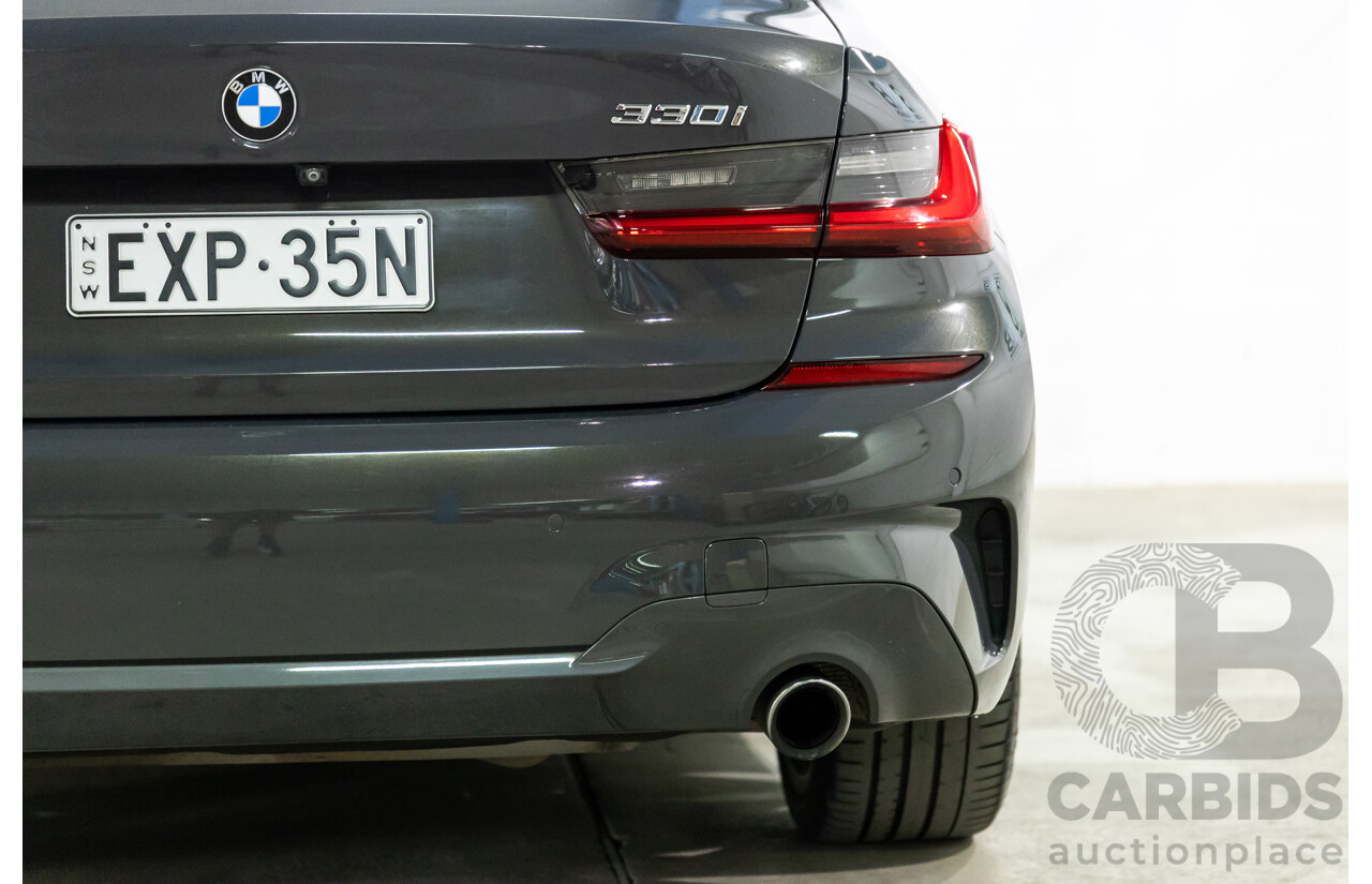 11/2019 BMW 330i M Sport (RWD) G20 MY19 4d Sedan Dravit Grey Metallic Turbo 2.0L
