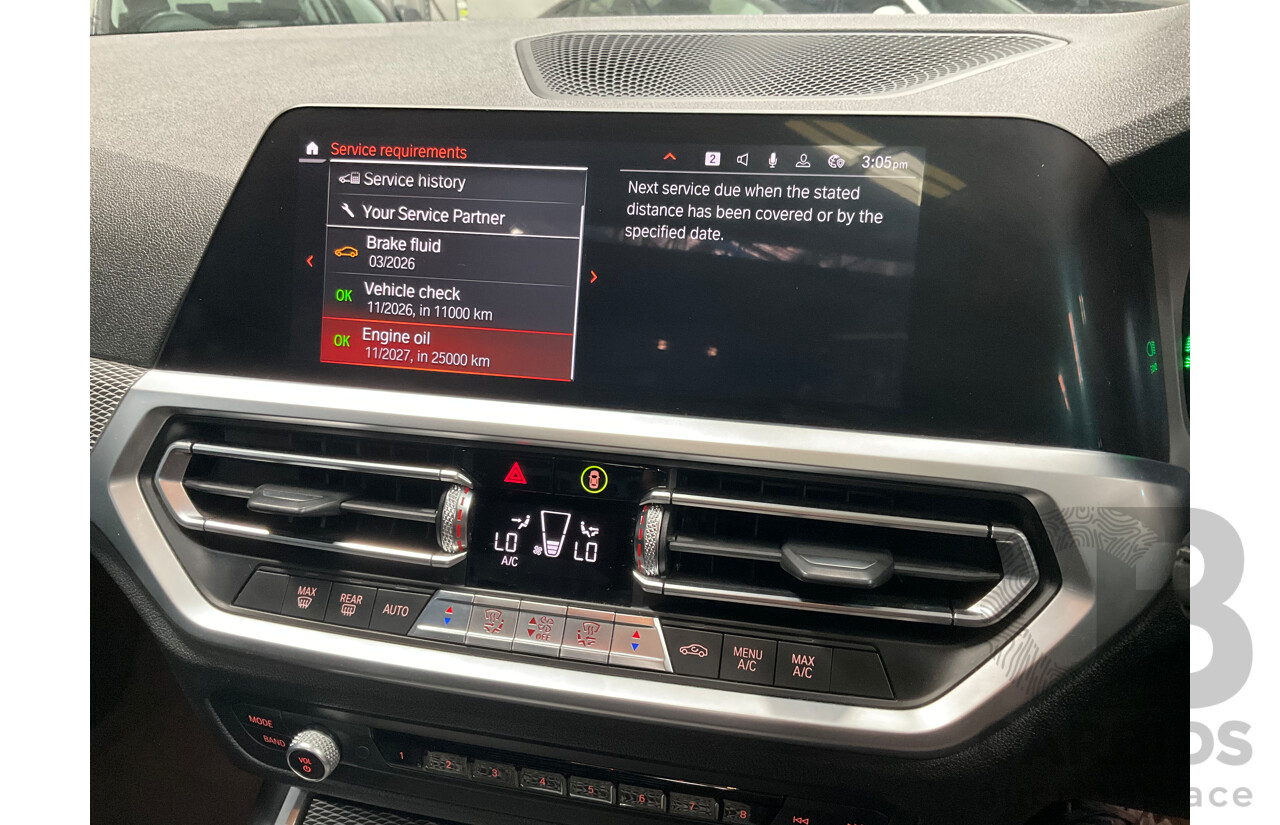 11/2019 BMW 330i M Sport (RWD) G20 MY19 4d Sedan Dravit Grey Metallic Turbo 2.0L