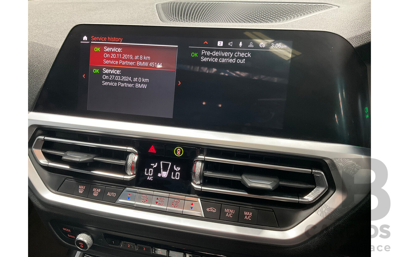 11/2019 BMW 330i M Sport (RWD) G20 MY19 4d Sedan Dravit Grey Metallic Turbo 2.0L