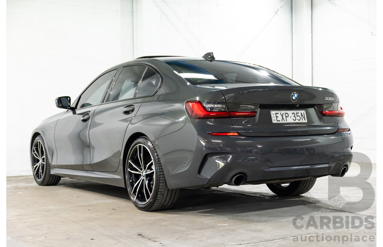 11/2019 BMW 330i M Sport (RWD) G20 MY19 4d Sedan Dravit Grey Metallic Turbo 2.0L