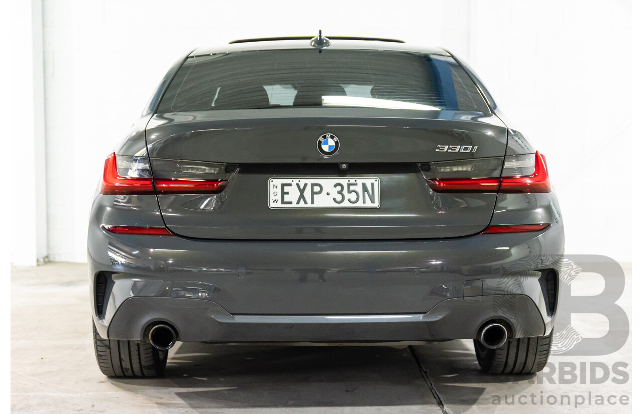 11/2019 BMW 330i M Sport (RWD) G20 MY19 4d Sedan Dravit Grey Metallic Turbo 2.0L