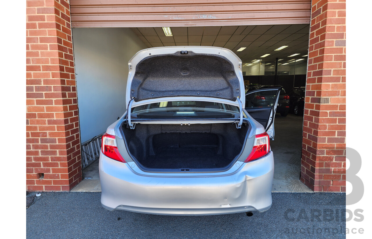 8/2013 Toyota Camry Altise ASV50R 4d Sedan Silver 2.5L