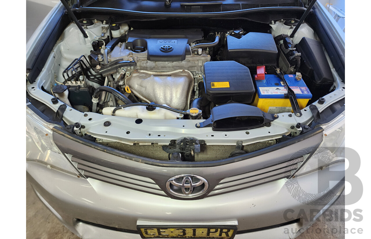 8/2013 Toyota Camry Altise ASV50R 4d Sedan Silver 2.5L