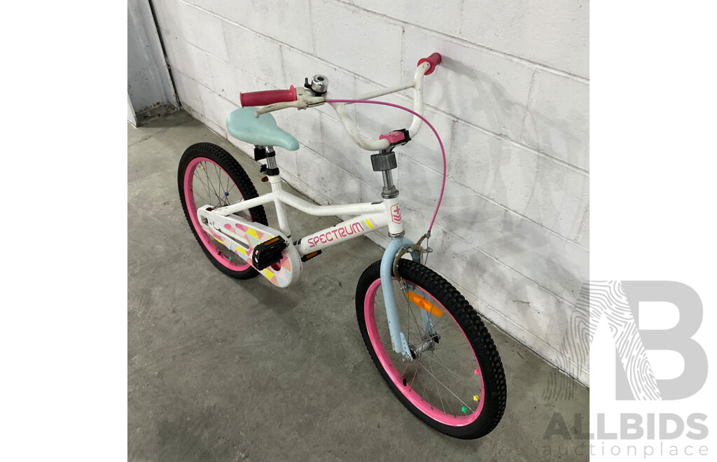 B.twin 20'' Folding Bike & Spectrum Kids Bike & MX30 Kids Bicycle - Lot of 3