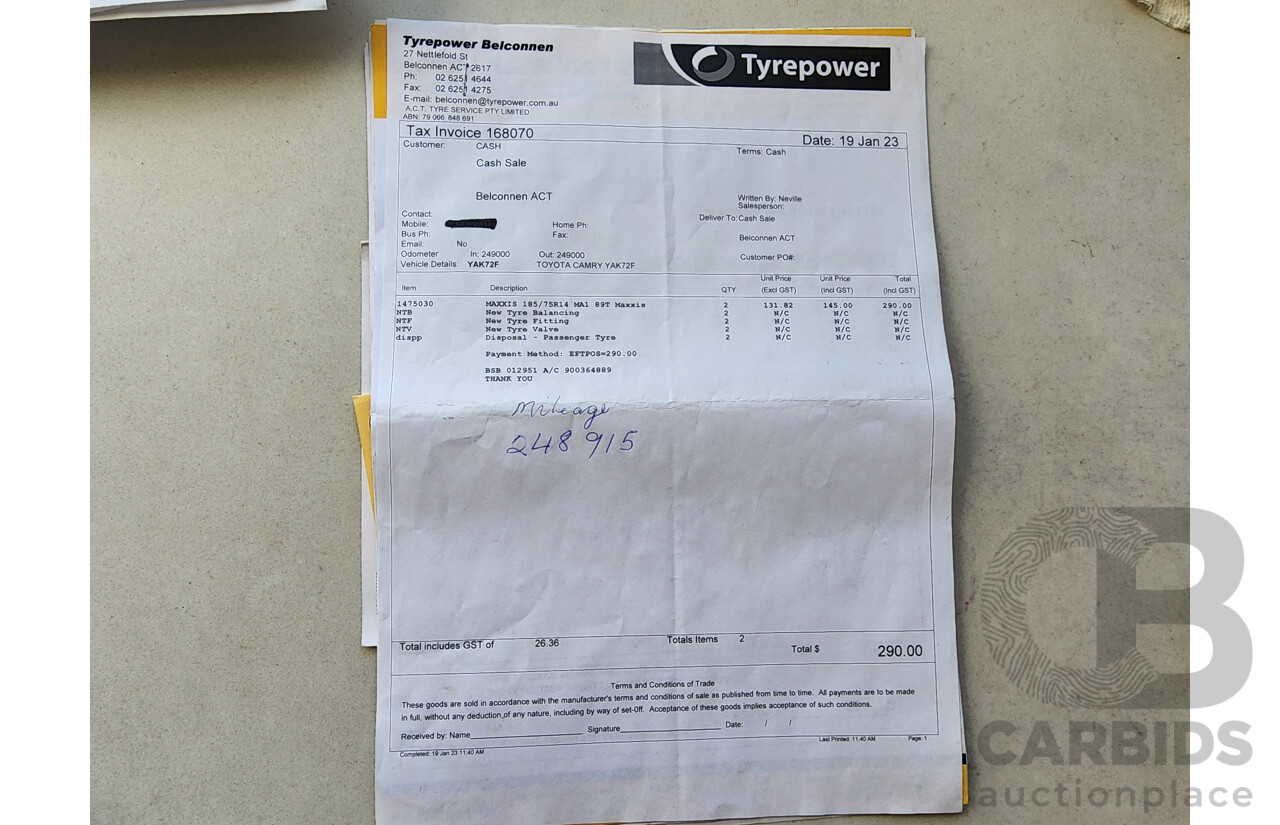 12/1998 Toyota Camry CSi SXV20R 4d Sedan Silver 2.2L