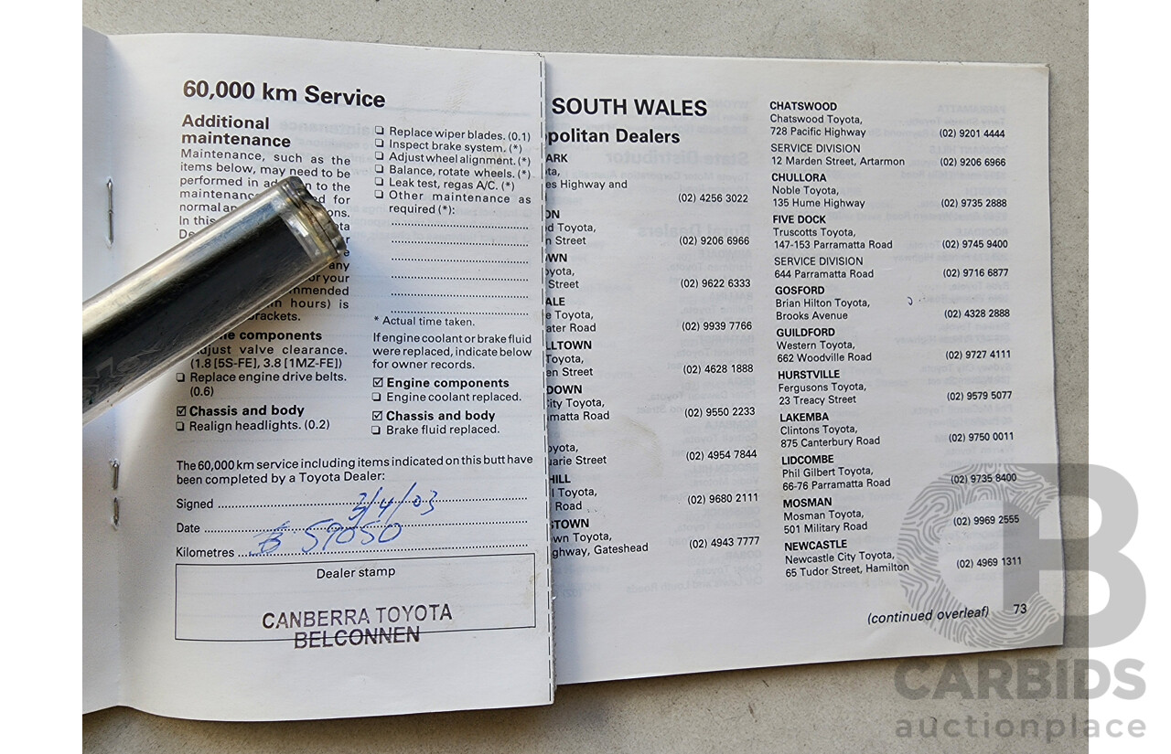 12/1998 Toyota Camry CSi SXV20R 4d Sedan Silver 2.2L