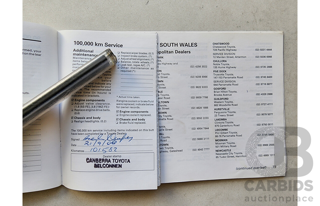 12/1998 Toyota Camry CSi SXV20R 4d Sedan Silver 2.2L