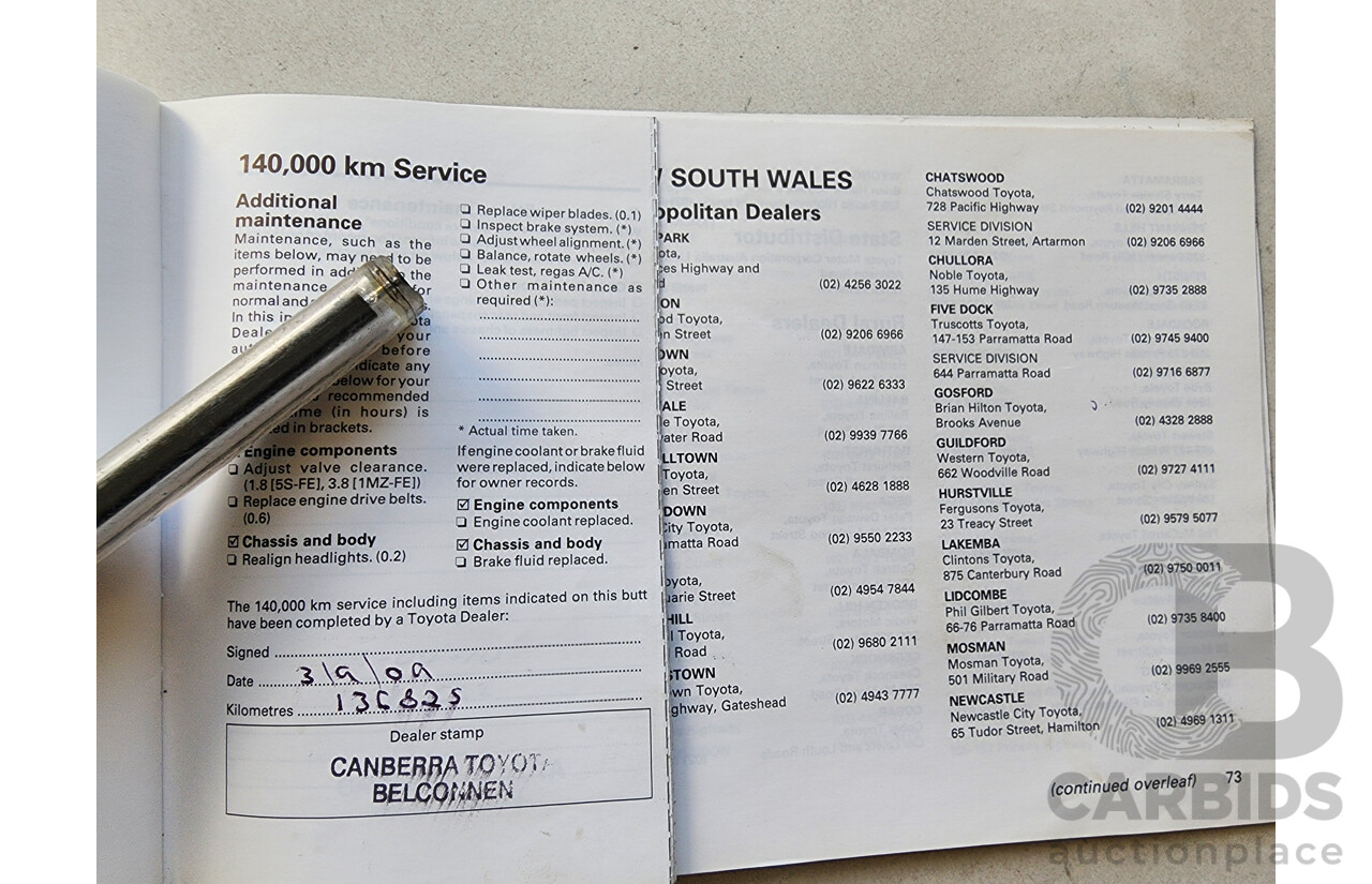 12/1998 Toyota Camry CSi SXV20R 4d Sedan Silver 2.2L