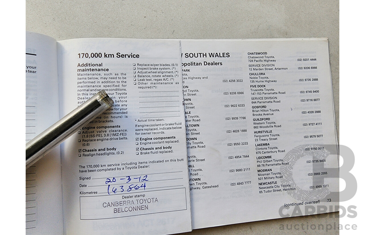 12/1998 Toyota Camry CSi SXV20R 4d Sedan Silver 2.2L