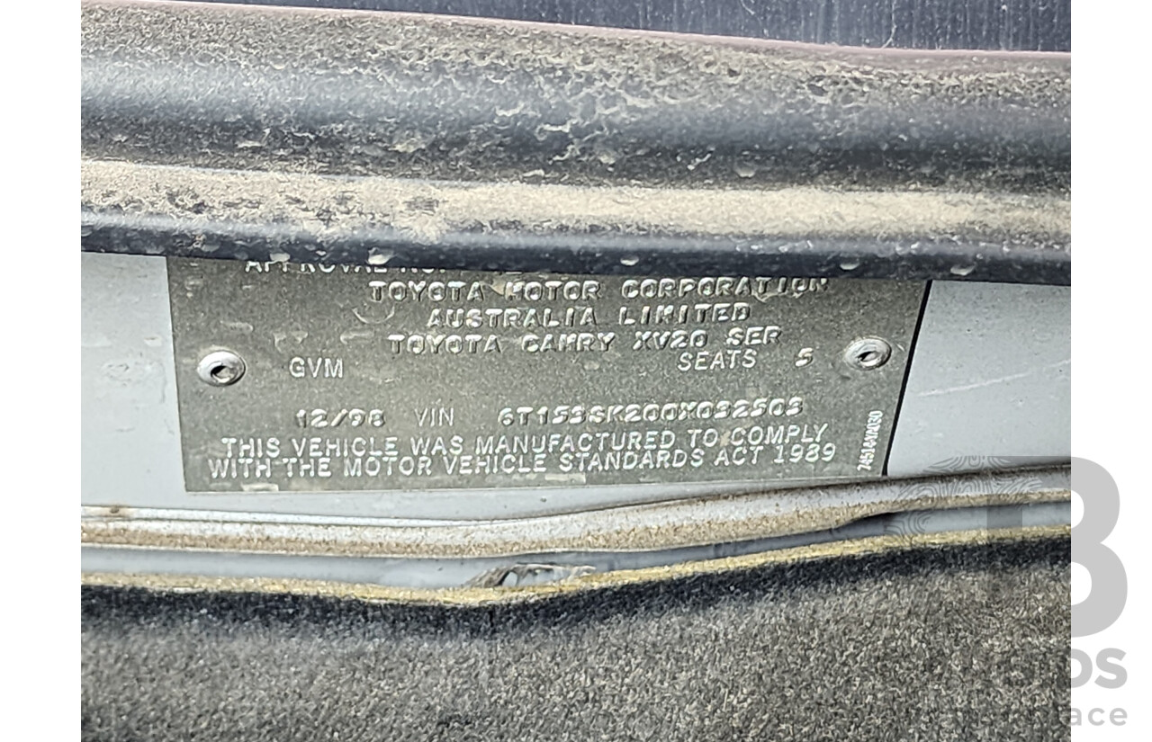 12/1998 Toyota Camry CSi SXV20R 4d Sedan Silver 2.2L