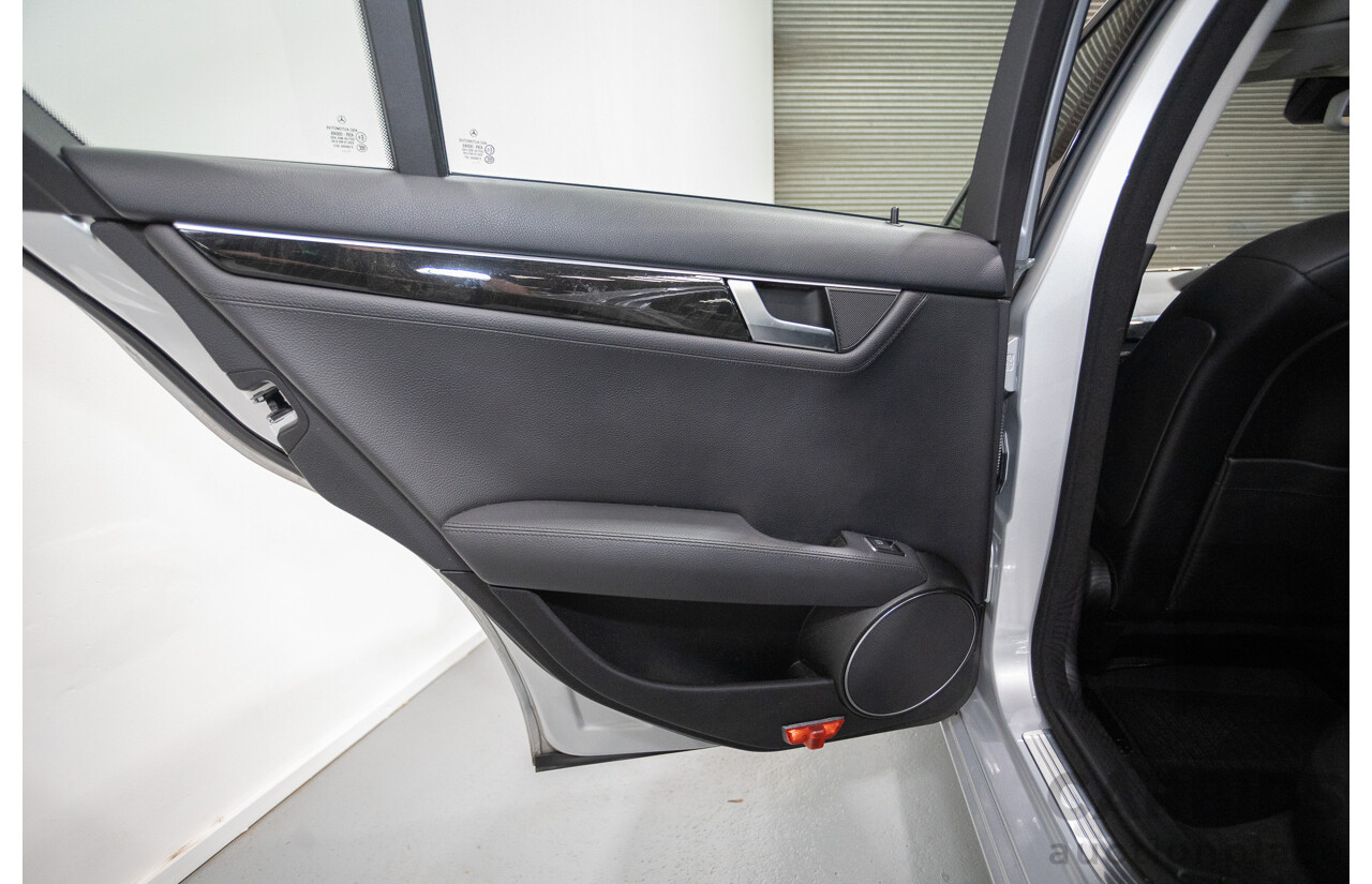 1/2012 Mercedes-Benz C250 Avantgarde BE W204 MY11 4D Sedan Iridium Silver Metallic Turbo 1.8L