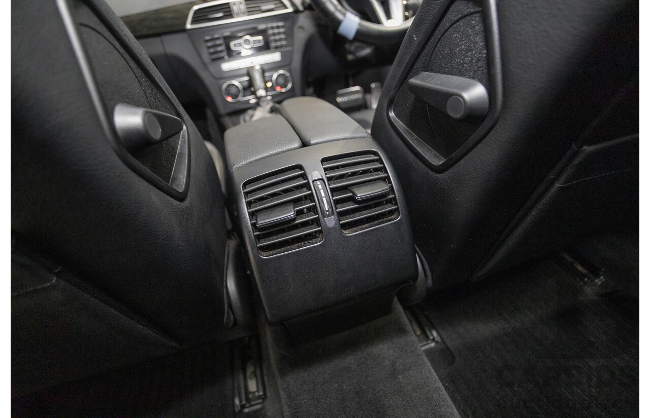 1/2012 Mercedes-Benz C250 Avantgarde BE W204 MY11 4D Sedan Iridium Silver Metallic Turbo 1.8L