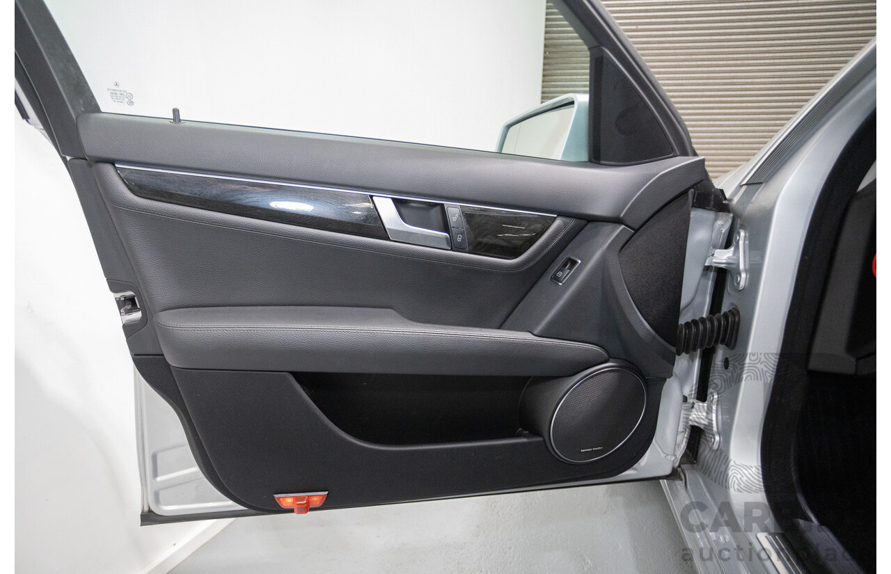 1/2012 Mercedes-Benz C250 Avantgarde BE W204 MY11 4D Sedan Iridium Silver Metallic Turbo 1.8L