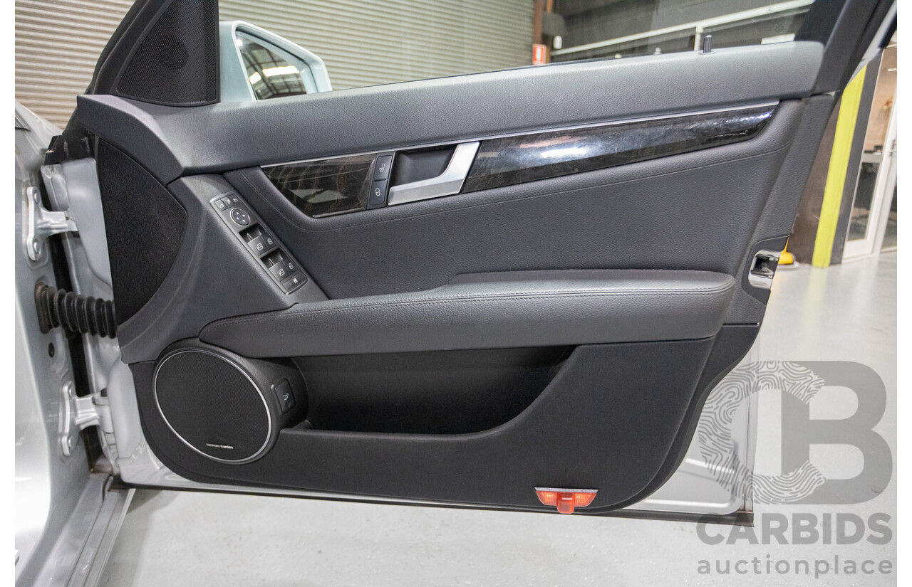 1/2012 Mercedes-Benz C250 Avantgarde BE W204 MY11 4D Sedan Iridium Silver Metallic Turbo 1.8L